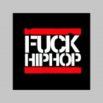 Fuck Hip Hop  čierne teplákové kraťasy s tlačeným logom